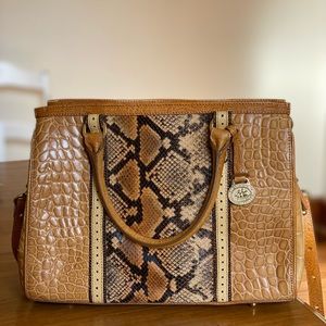 NWOT Brahmin Addie Gallery Nova Reptile Bag